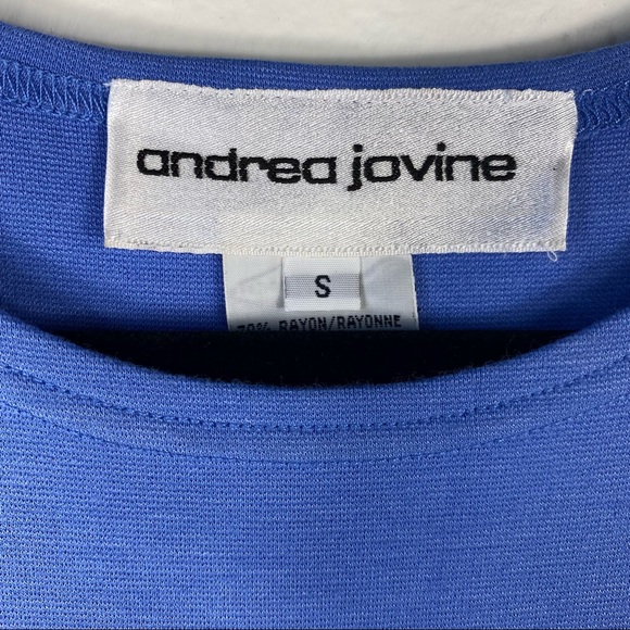 ANDREA JOVINE | Small Casual Blue Tank Mini Dress - Picture 5 of 8